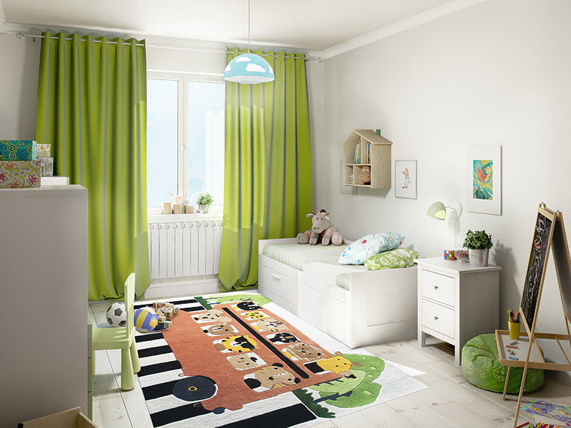 From cribs to floor beds and carpets