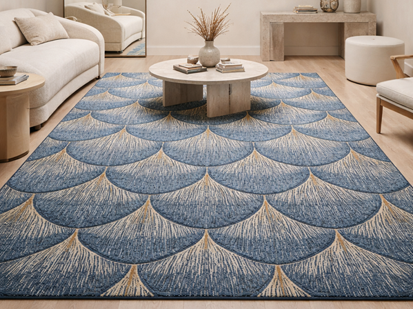 Waves & Swirl Rugs for Luxury Interiors