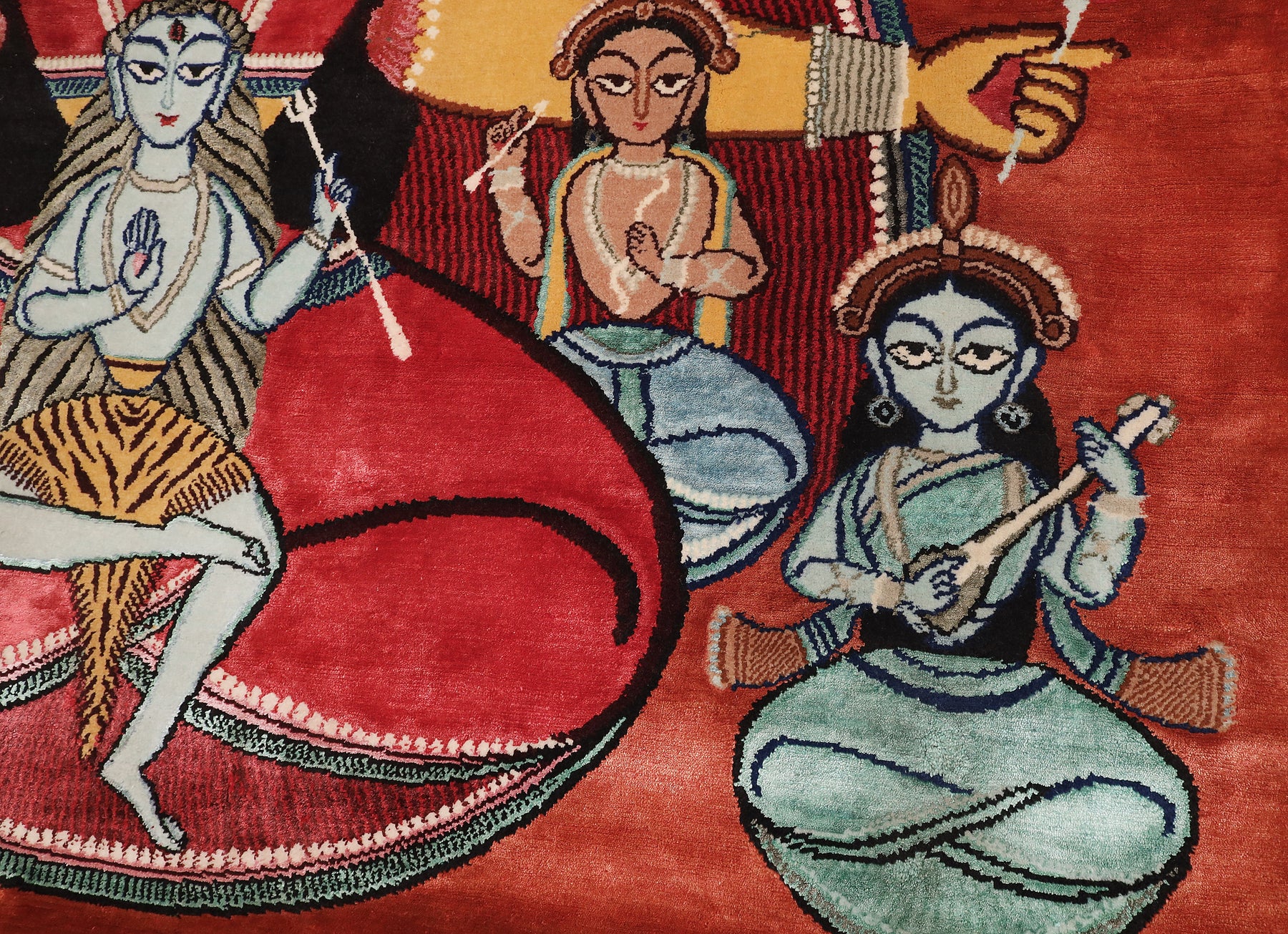 Goddess Durga with Family