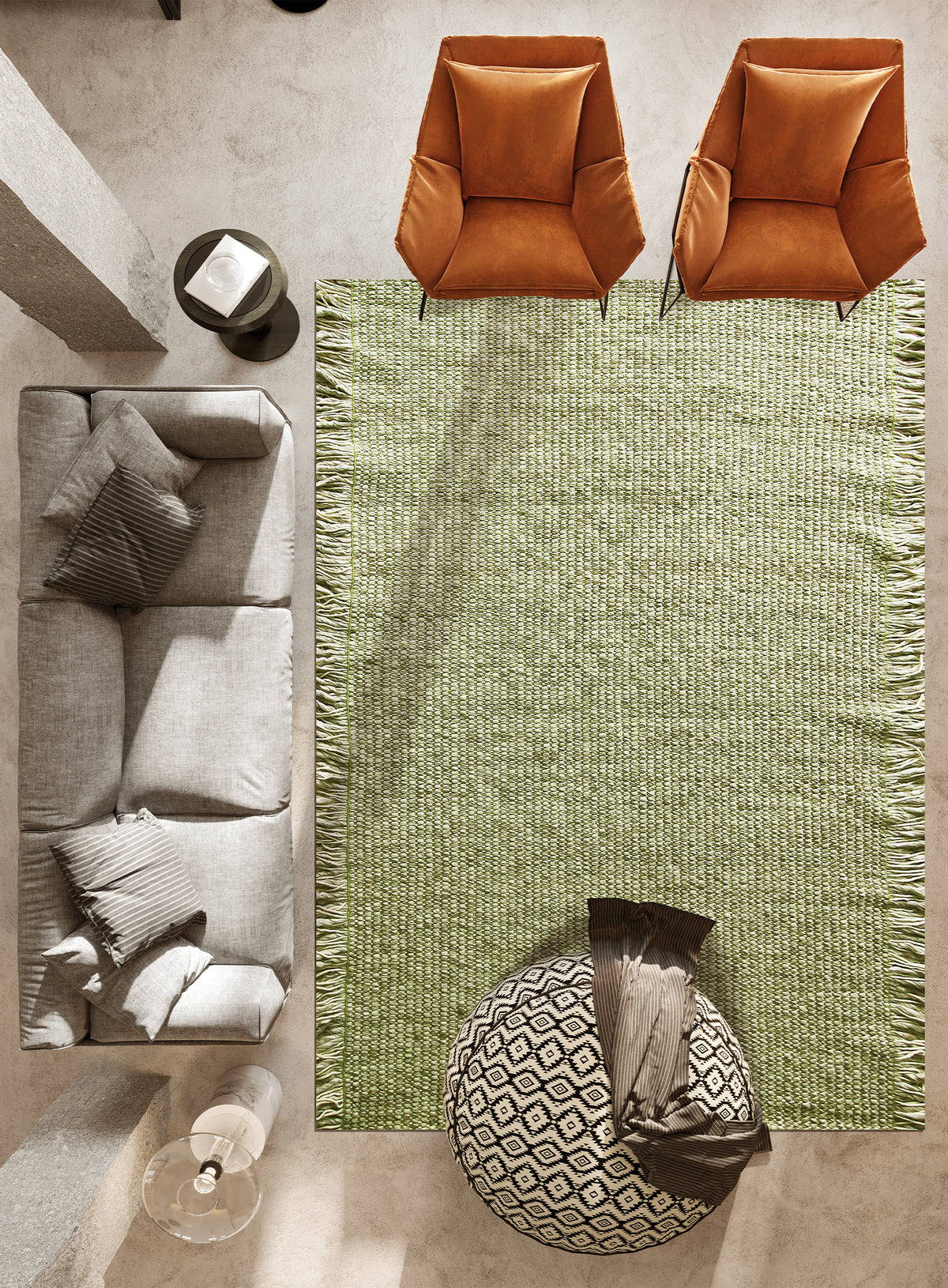 Flatweave Emerald