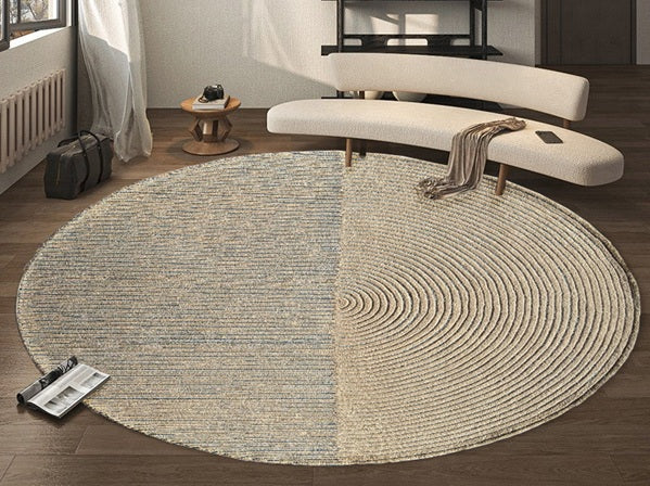 Why Round Textured Rugs Are Becoming a Statement in Modern Interiors