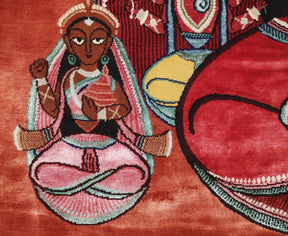 Goddess Durga with Family