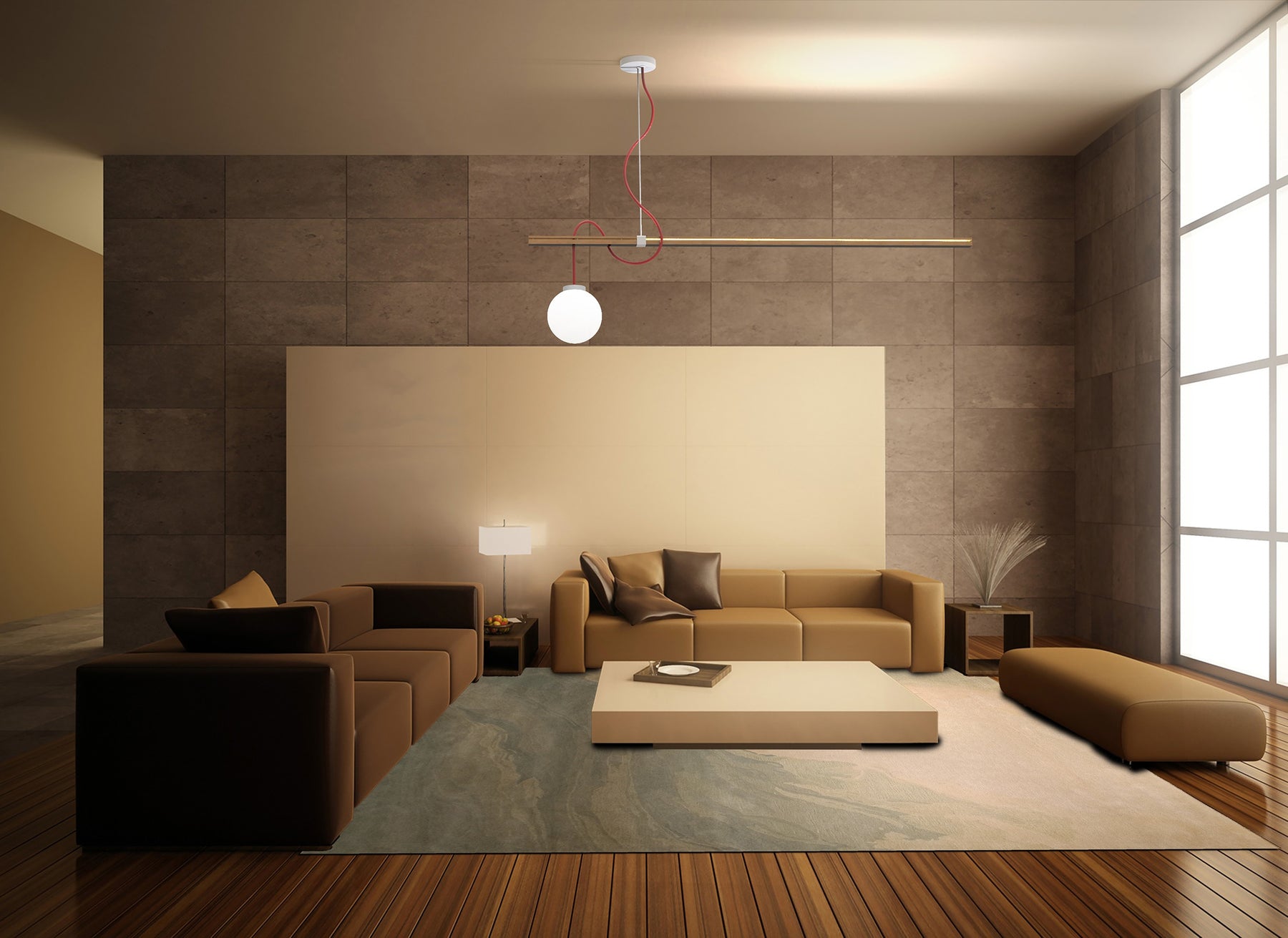 The Abstract Collection 011 – Hand-Tufted Wool & Tencel Rug