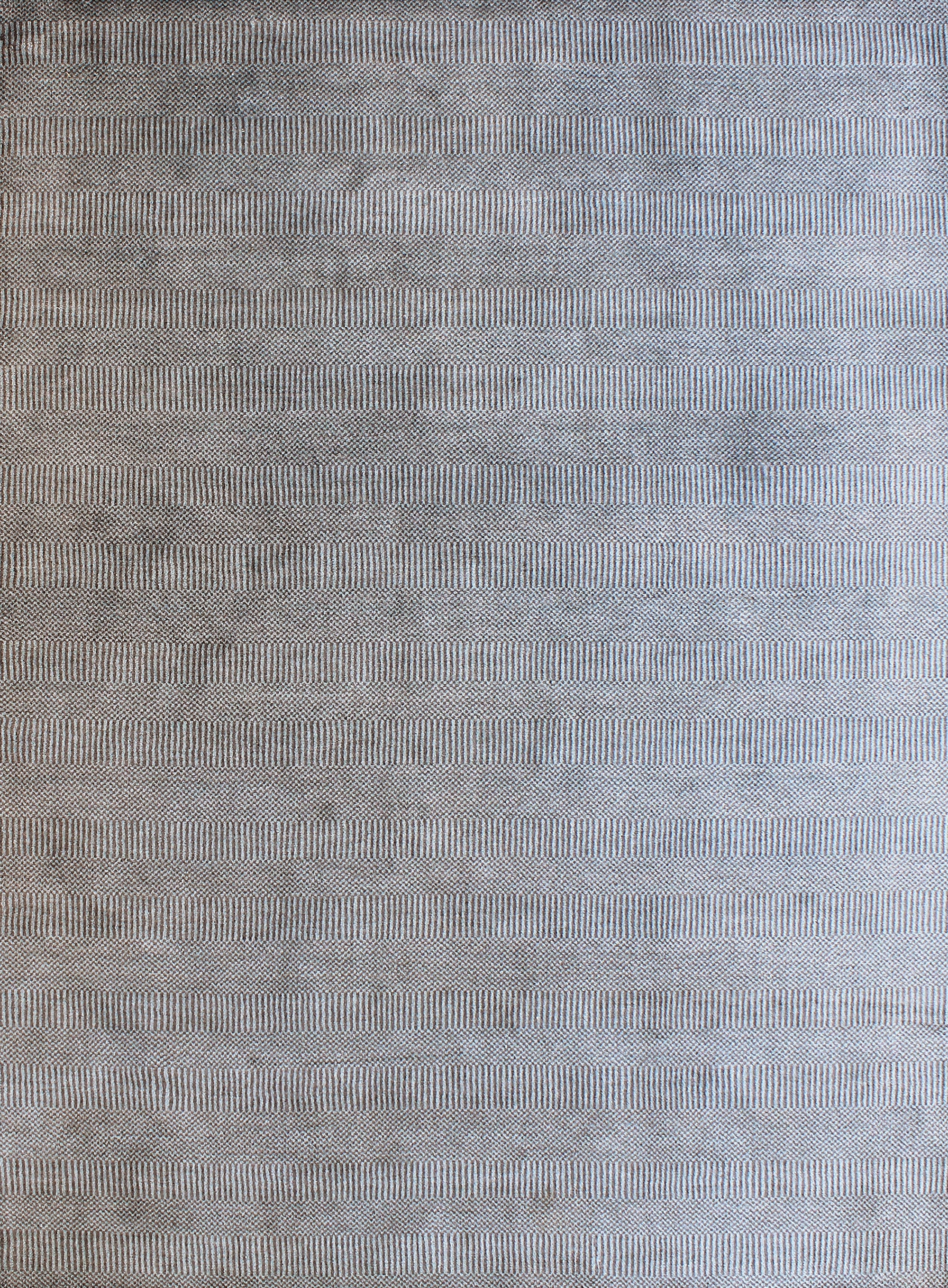 Monochrome Handknotted Prive Silver Rug Online in India | Carpet Couture